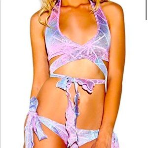 iHeartRaves savage wrap around top
